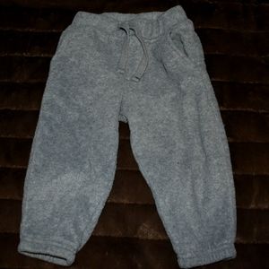 Gray Fleece Sweatpants